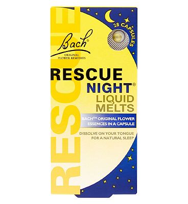 Bach Rescue Night Liquid Melts 28 Capsules 1.8g