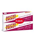 Dextro Energy Blackcurrant + Vitamin C Dextrose Tablets 2 x 47g (28 Tablets)