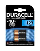 Duracell Ultra 123 3V Lithium Battery x2