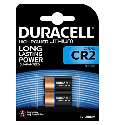 Duracell Ultra Photo CR2 Lithium Batteries Pack of 2