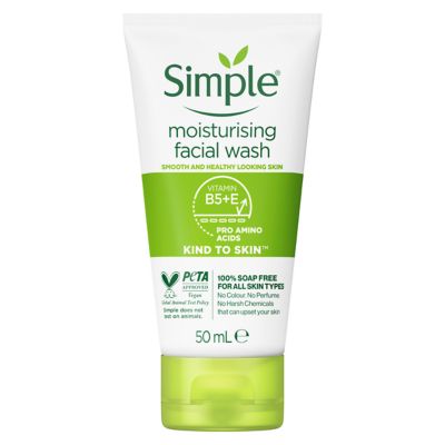 Simple Kind to Skin Facial Wash Moisturising 50ml (2)