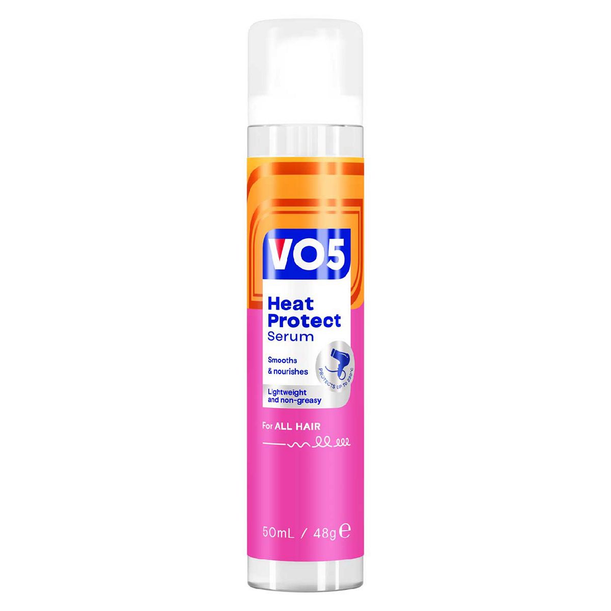 VO5 Frizz-Free Heat Protect Hair Serum 50ml
