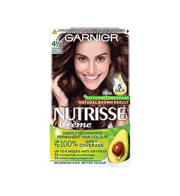 Garnier Nutrisse 4 1/2 Medium Dark Brown Permanent Hair Dye