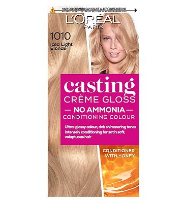 L’Oreal Paris Casting Creme Gloss Semi-Permanent Hair Dye, Blonde Hair Dye 1010 Light Iced Blonde