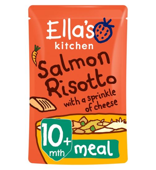 Ella's Kitchen Organic Salmon Risotto with Cheese Pouch 10+ Mths 190g