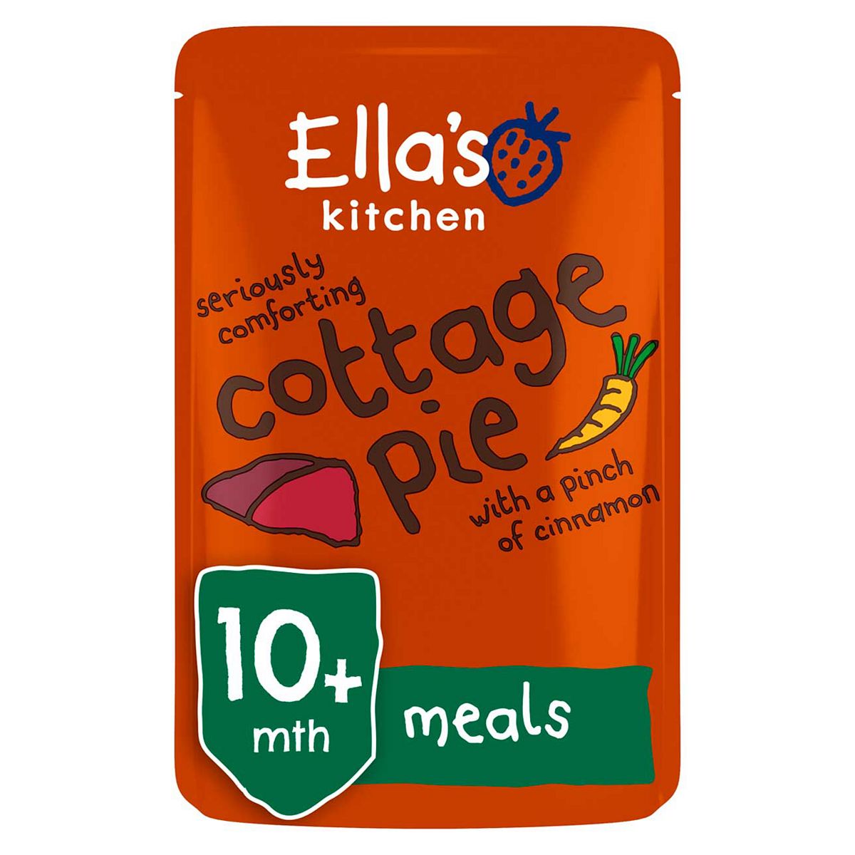 Ella's Kitchen Organic Cottage Pie Baby Food Pouch 10+ Months 190G