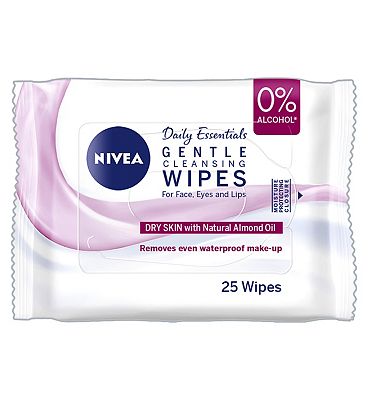 Nivea Daily Essentials Gentle Facial Cleansing Wipes For Dry & Sensitive Skin 25s Review