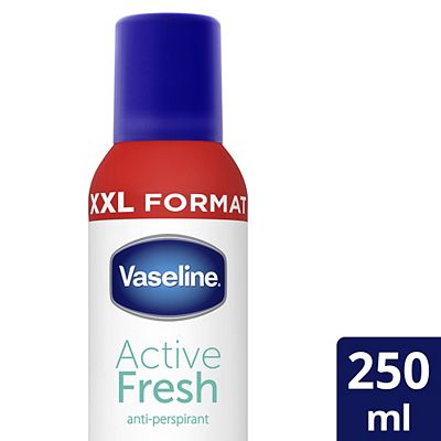 Vaseline Active Fresh Anti-perspirant Deodorant Aerosol 250ml