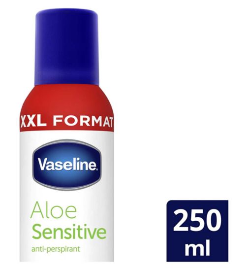 Vaseline Aloe Sensitive Anti-perspirant Deodorant Aerosol 250ml