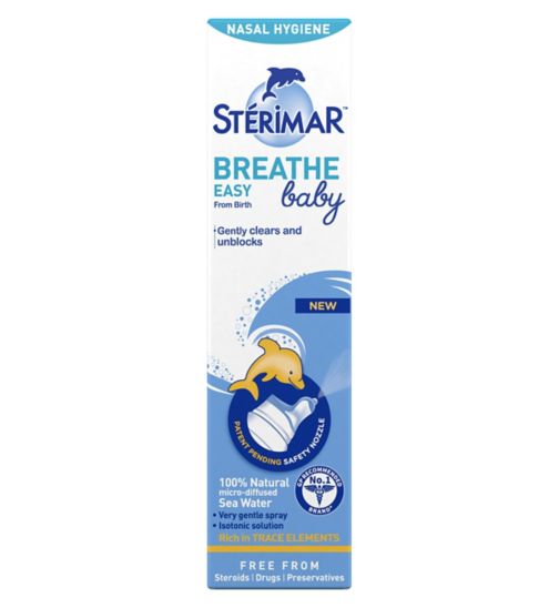 6x 100ml) Sterimar Baby Hygiene Nasal Spray 0-3 year old Cleans