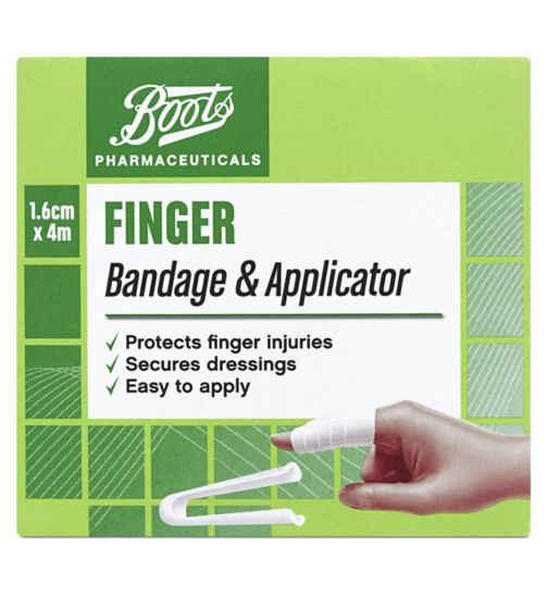 Boots Finger Bandage and Applicator (1.6cm x 4m)