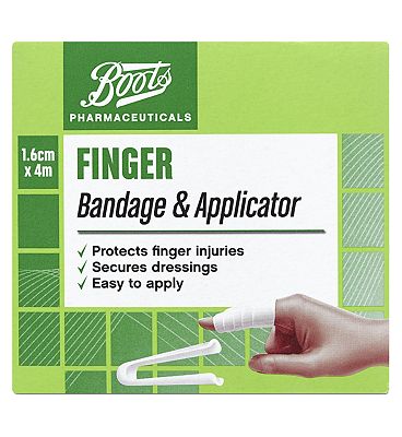 Boots Finger Bandage and Applicator (1.6cm x 4m)