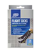 Boots Flight Socks Compression Level 14-17mmHg Size 6-9- 1 Pair