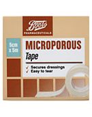Boots Microporous Surgical Tape 5cm x 5m