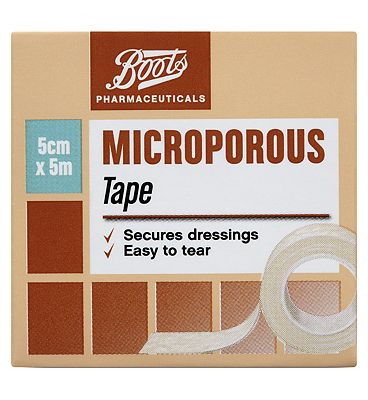 Boots Microporous Surgical Tape 5cm x 5m