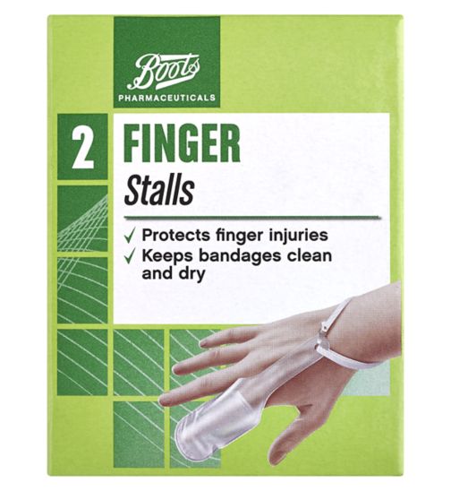 Boots Pharmaceuticals Finger Stalls- One Size (Pack of 2)