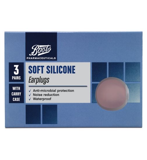 Boots Soft Silicone Earplugs - 3 Pairs