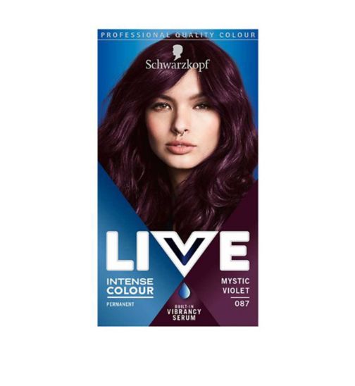 Schwarzkopf LIVE Mystic Violet 087 Permanent Hair Dye