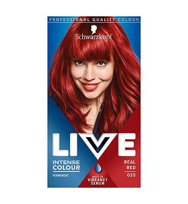 Schwarzkopf LIVE Color XXL HD 35 Real Red Permanent Red Hair Dye