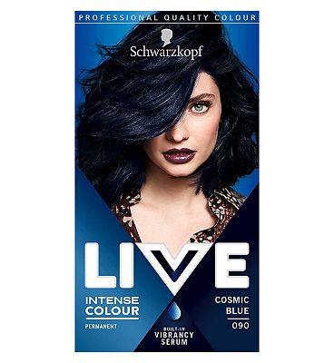 Schwarzkopf LIVE Color XXL HD 90 Cosmic Blue Permanent Blue Hair Dye