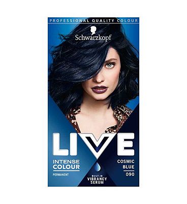 Schwarzkopf LIVE Color XXL HD 90 Cosmic Blue Permanent Blue Hair Dye