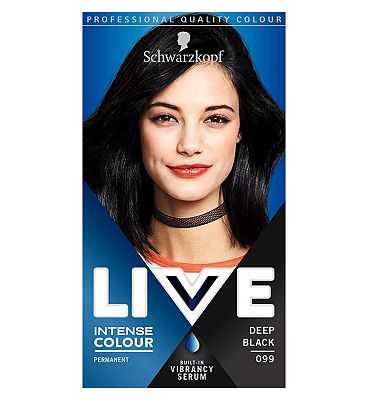 Schwarzkopf LIVE Color XXL HD 99 Deep Black Permanent Black Hair Dye