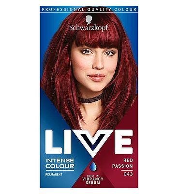 Schwarzkopf LIVE Color XXL HD 43 Red Passion Permanent Red Hair Dye