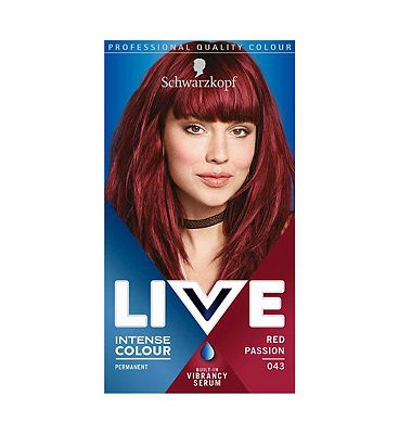 Schwarzkopf LIVE Color XXL HD 43 Red Passion Permanent Red Hair Dye