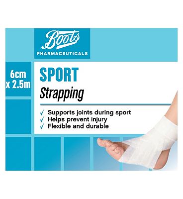 Boots Sports Strapping 2.5m x 6cm
