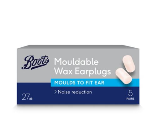 Boots Mouldable Wax Earplugs - 5 Pairs