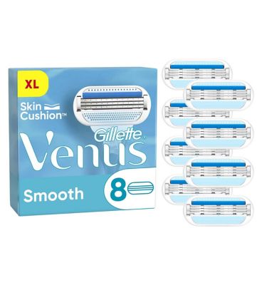 Venus Smooth Razor Blades, 8 pack