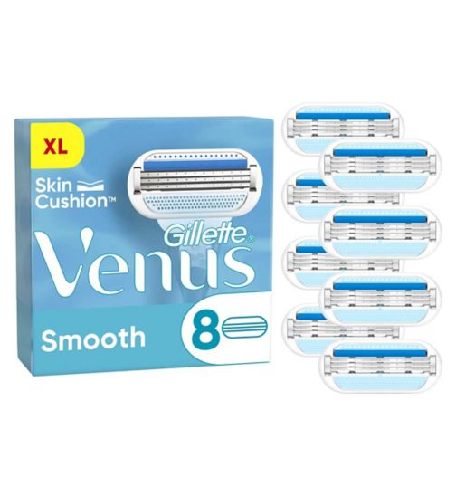 Venus Smooth Razor Blades, 8 pack
