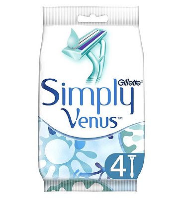 Gillette Simply Venus 2 Women s Disposable Razors 4 Pack Boots