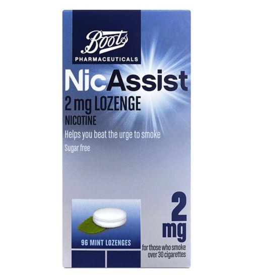 Boots NicAssist 2 mg Lozenges
