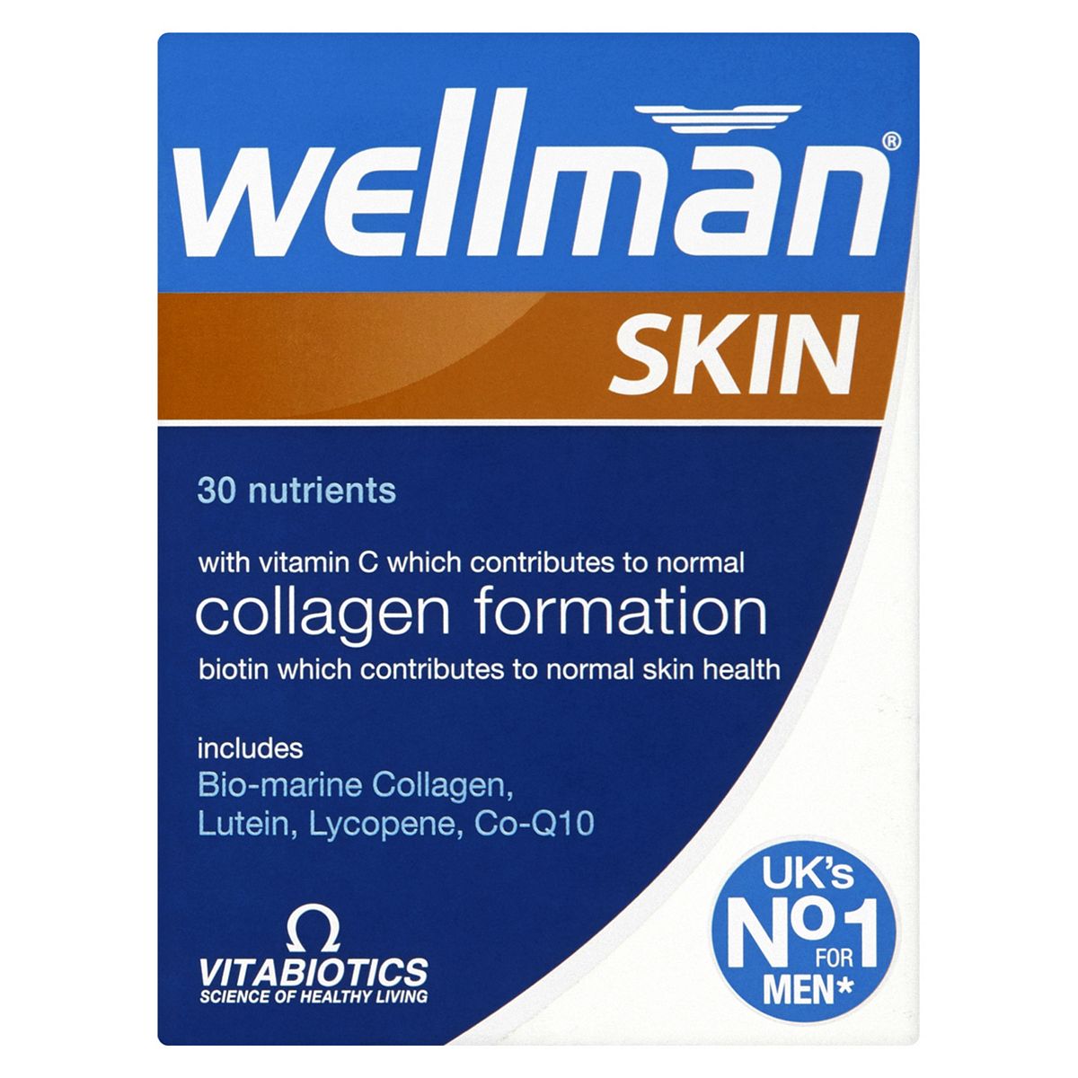Wellman Vitabiotics Skin - 60 Tablets