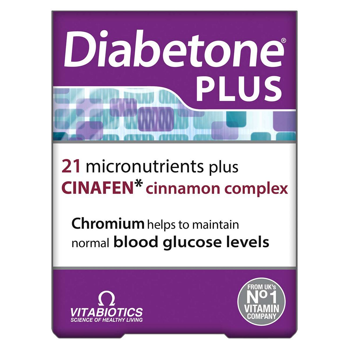 Diabetone Vitabiotics Plus Omega Capsules 28