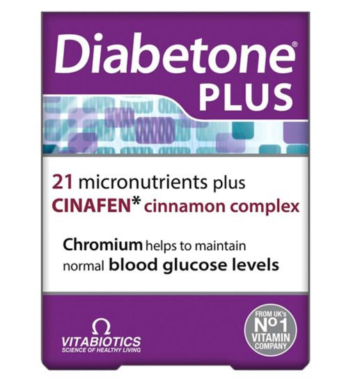 Vitabiotics Diabetone Plus Omega Capsules 28