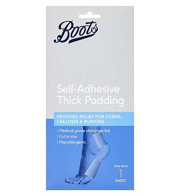 Boots Self Adhesive Thick Padding - 1 Sheet