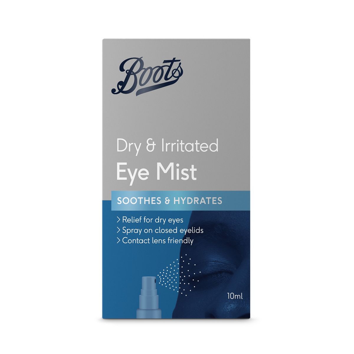 Boots Pharmaceuticals Eye Mist For Dry & Irritated Eyes - 10Ml