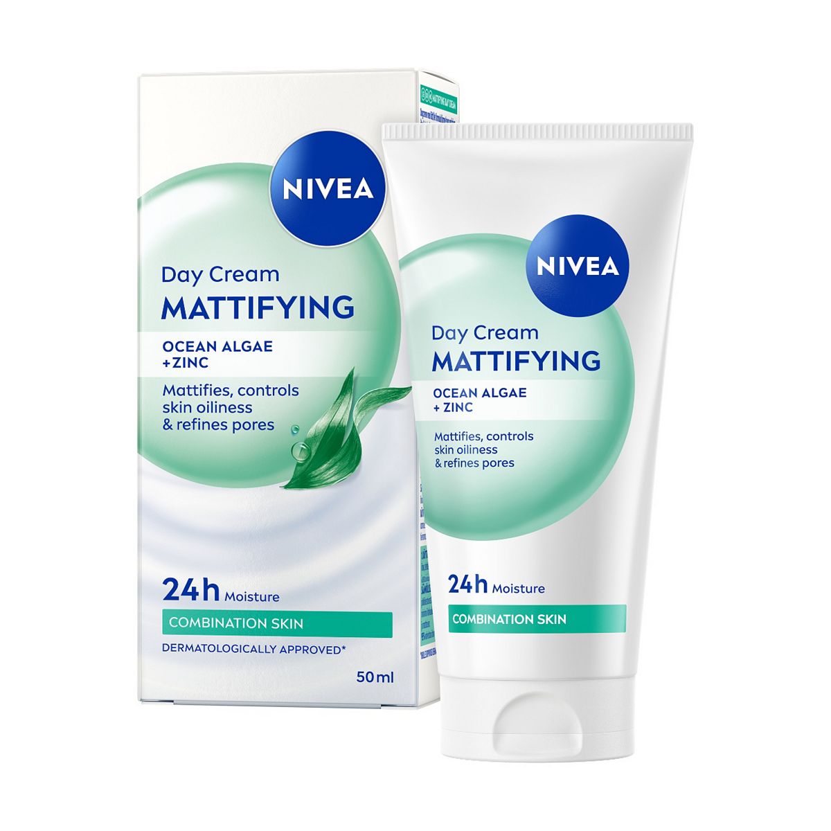 Nivea 24H Mattifying Day Face Cream For Combination Skin 50Ml