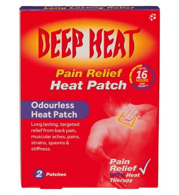 Deep Heat Patch for Back Pain (2 patches)