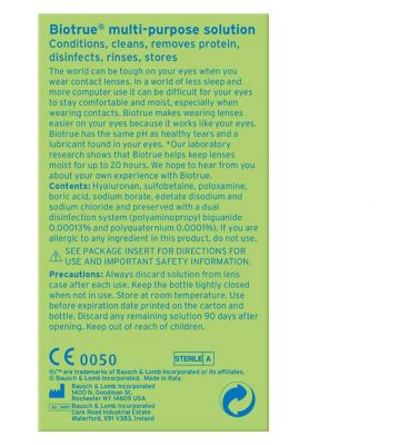 Bausch + Lomb Biotrue Multi-Purpose Solution 300ml image number 3