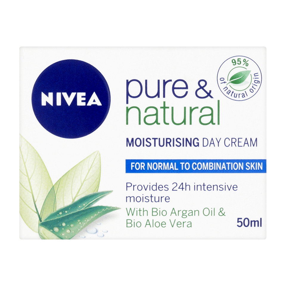 Nivea Visage Pure and Natural Moisturising Day Cream   Normal 