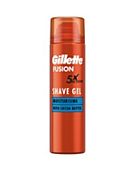 Gillette Fusion Moisturising Shave Gel for Men with Cocoa Butter, 200ml