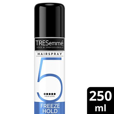 TRESemme Freeze Hold 24-hour Frizz Control Hairspray for an ultimate strength finish 250ml