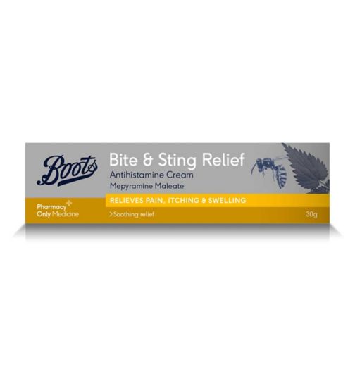 Boots Pharmaceuticals Bite & Sting Relief Antihistamine Cream (30g)