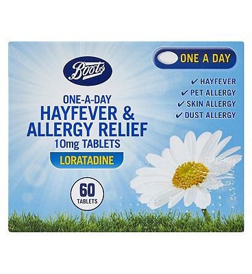 Boots  One-a-day Allergy Relief 10mg Tablets Loratadine (60 day supply)