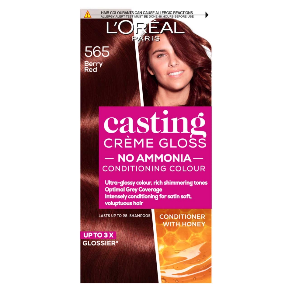 Boots   LOreal casting creme gloss berry red  