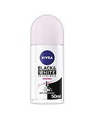 NIVEA Anti-Perspirant Deodorant Roll-On, Black & White Original, 72h, 50ml