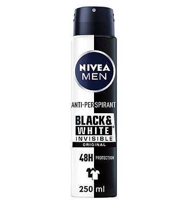 NIVEA MEN Black & White Invisible 48h Anti-Perspirant Deodorant Spray 250ml